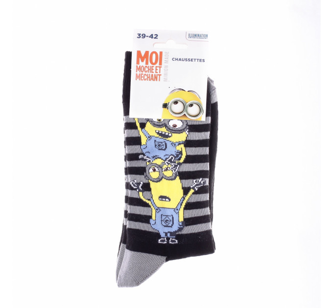 Шкарпетки Minions Minion Group 1-pack 39-42 black 93154967-3
