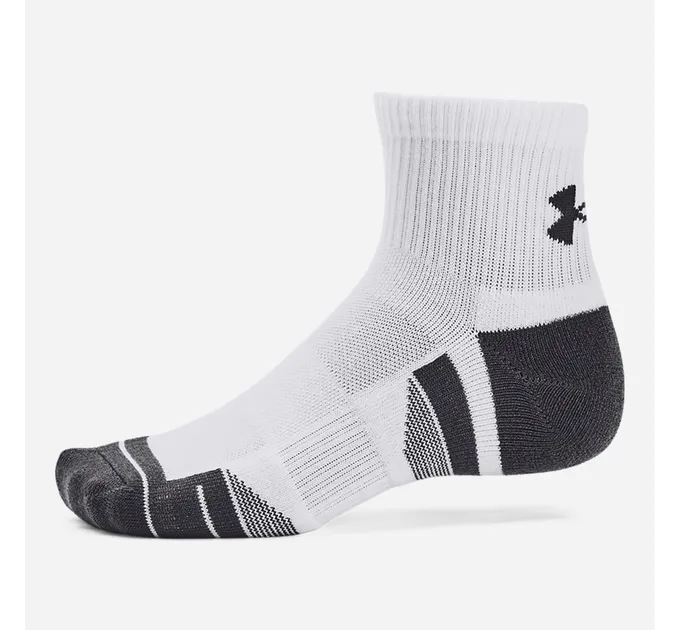 Шкарпетки UA Performance Tech 3pk Qtr Білий Уні M (1379510-100 M)