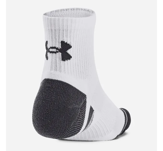 Шкарпетки UA Performance Tech 3pk Qtr Білий Уні M (1379510-100 M)