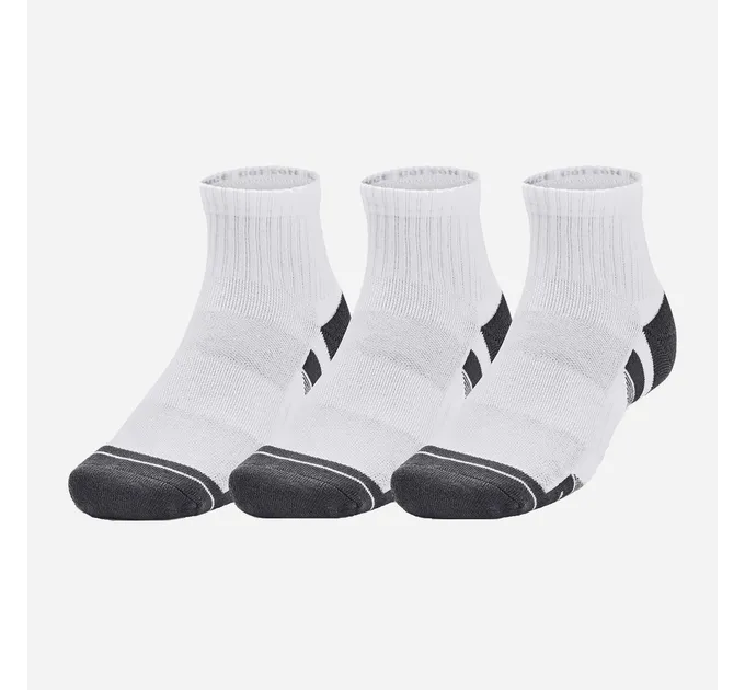 Шкарпетки UA Performance Cotton 3p Qtr Білий Уні XL (1379528-100 XL)