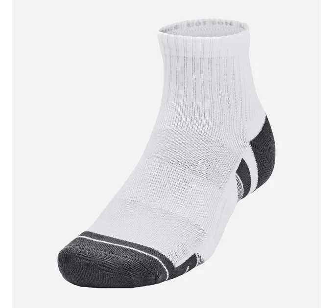 Шкарпетки UA Performance Cotton 3p Qtr Білий Уні XL (1379528-100 XL)