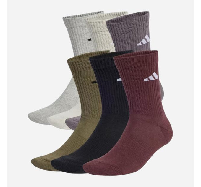 Шкарпетки Adidas CUSHIONED CREW SOCKS 6P мультиколор Уні XL (46-48) JP1716 XL (46-48)