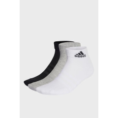 Шкарпетки Adidas C SPW ANK 3P Чорний Білий Сірий 46-48 (IC1281 46-48)