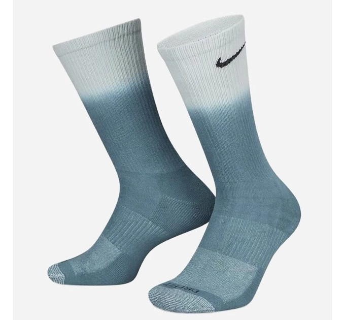 Чоловічі Шкарпетки Nike U NK EVERYDAY PLUS CUSH CREW Зелений, білий Уні 38-42 DH6096-909 38-42