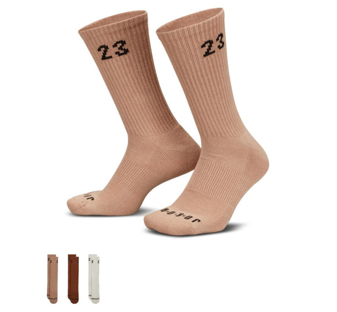 Чоловічі Шкарпетки Jordan ESSENTIAL CREW 3PR - 144 Різнокольоровий 38-42 (DA5718-901 38-42)