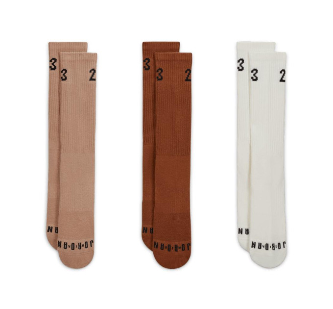 Чоловічі Шкарпетки Jordan ESSENTIAL CREW 3PR - 144 Різнокольоровий 38-42 (DA5718-901 38-42)