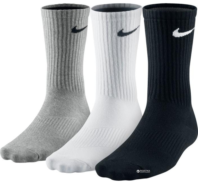 Чоловічі Шкарпетки Nike U NK PERF LTWT CREW 3PR Чорний, Білий, Сірий M (38-42) (SX4704-901 38-42) Чоловічі Шкарпетки Nike U NK PERF LTWT CREW 3PR Чорний, Білий, Сірий M (38-42) (SX4704-901 38-42)