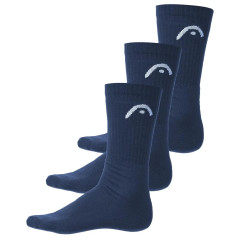 Чоловічі Шкарпетки Head ALL SPORTS TRAINING CREW 3P темно-синій Уні 43-46 701229015-003 43-46