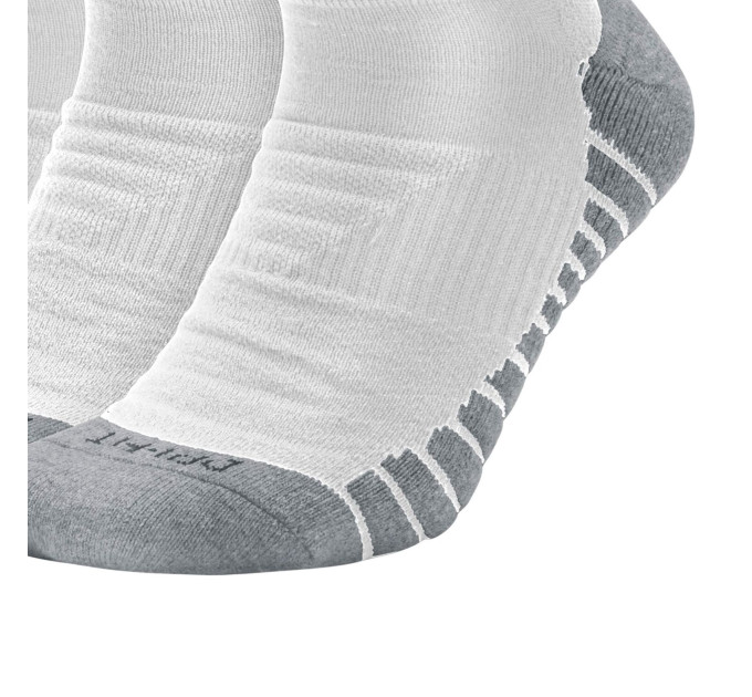 Шкарпетки Nike Everyday Max Cushioned No Show 3-pack 34-38 white/gray SX6964-100