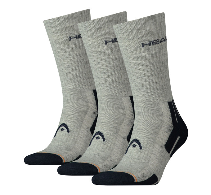 Шкарпетки Head Performance Crew 3-pack 35-38 gray/blue 741020001-650