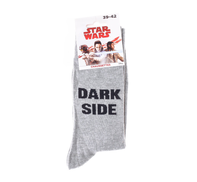 Шкарпетки Star Wars Dark Side 1-pack 39-42 light gray 93154262-2