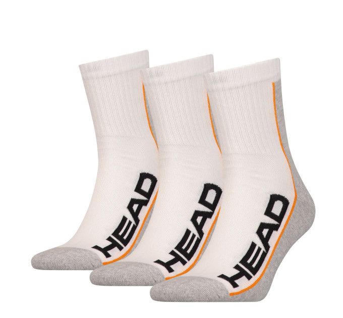 Шкарпетки Head Performance Short Crew 3-pack 35-38 white/gray 781010001-062