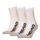 Шкарпетки Head Performance Short Crew 3-pack 35-38 white/gray 781010001-062 Шкарпетки Head Performance Short Crew 3-pack 35-38 white/gray 781010001-062