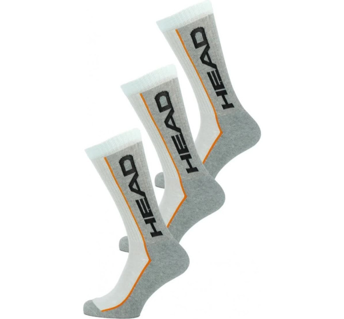 Шкарпетки Head Performance Short Crew 3-pack 35-38 white/gray 781010001-062