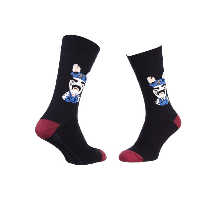 Шкарпетки Rabbids Invasion Rabbits + Diy Outfit 1-pack Чорний 39-42 (93153261-7)