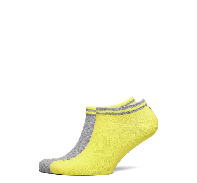Шкарпетки Puma Heritage Sneaker 2-pack 35-38 gray/yellow 281011001-003 Шкарпетки Puma Heritage Sneaker 2-pack 35-38 gray/yellow 281011001-003