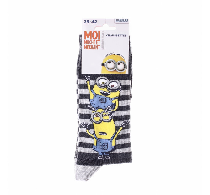 Шкарпетки Minions Minion Group 1-pack 39-42 black 93154967-4