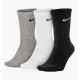 Шкарпетки Nike 3-pack 46-50 black/gray/white SX4508-965