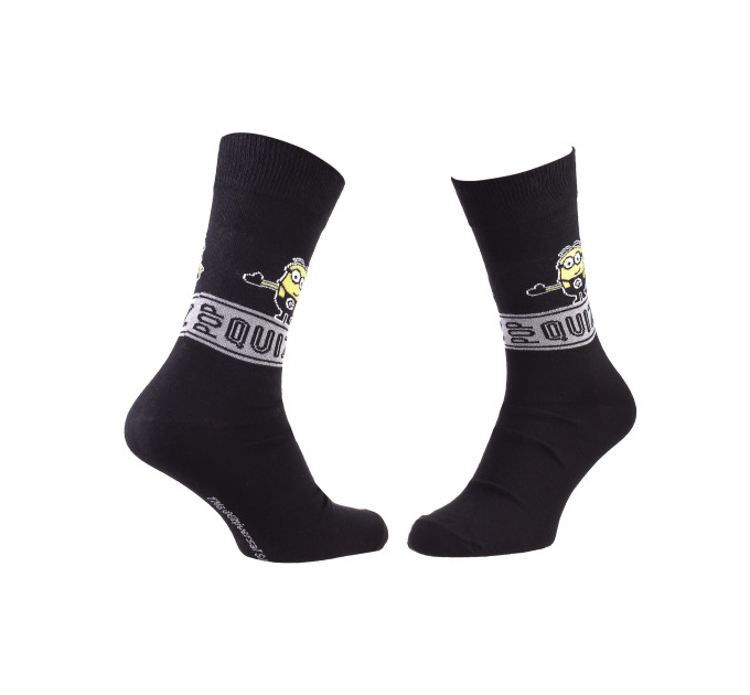 Шкарпетки Minions Minion Pop Quiz 1-pack 39-42 black 93153667-3