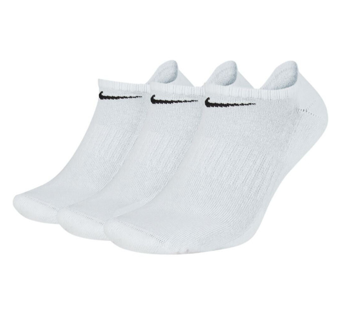 Шкарпетки Nike Everyday Cushion No Show 3-pack white — SX7673-100