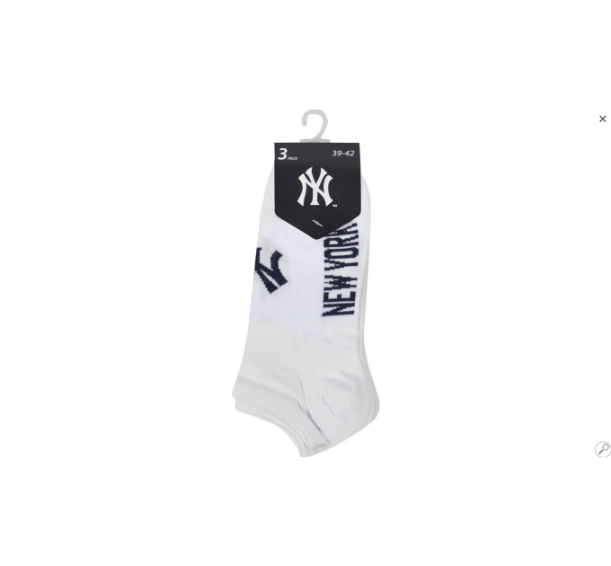 Шкарпетки New York Yankees Sneaker 3-pack 39-42 white 15100004-1001