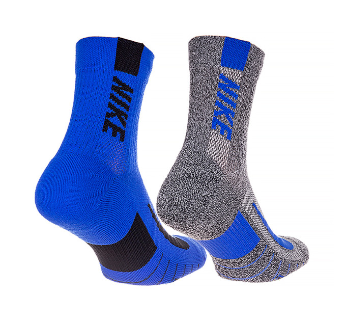 Чоловічі Шкарпетки Nike U NK MLTPLIER ANKLE 2PR - 144 Сірий 38-42 (7dSX7556-937 38-42)