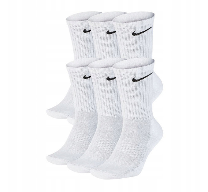 Чоловічі Шкарпетки Nike Everyday Cushion Crew Socks Білий 34-38 (SX7666-100 34-38) Чоловічі Шкарпетки Nike Everyday Cushion Crew Socks Білий 34-38 (SX7666-100 34-38)