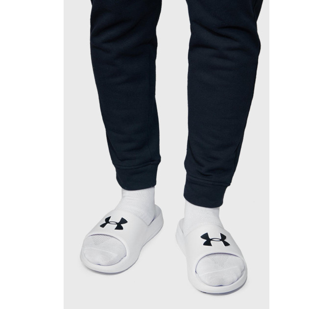 Чоловічі Шльопанці UA CORE PTH SL Білий 45 (3021286-100 45)