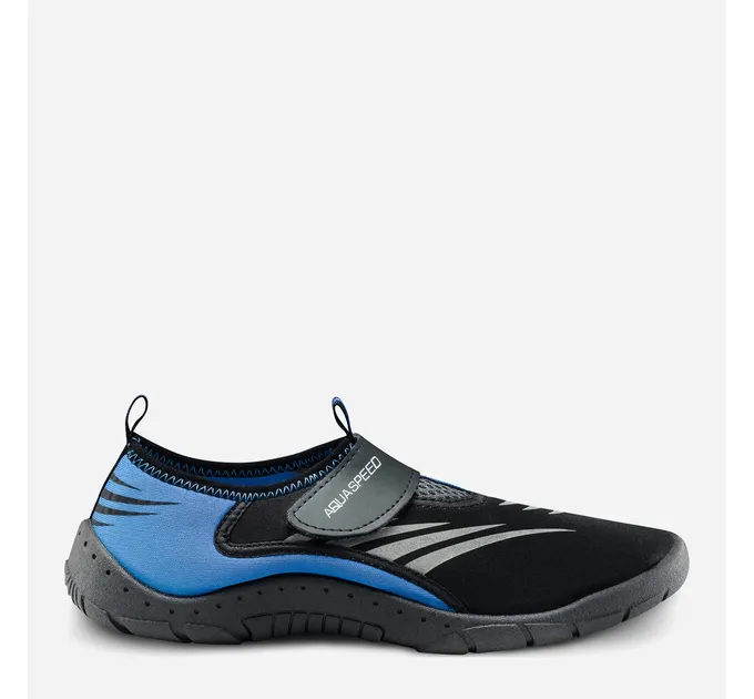 Аквашузи Aqua Speed AQUA SHOE MODEL 27A 7605 чорний, сірий, флуоресцентний жовтий 45 розмір 642-27B 45