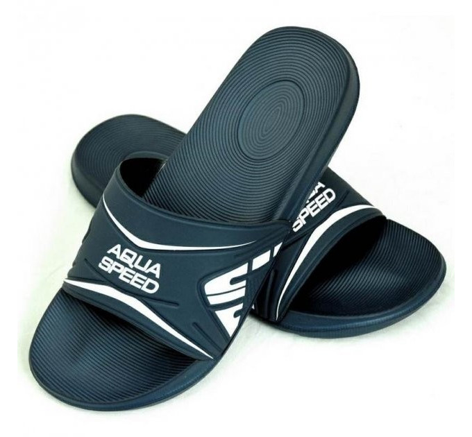 Шльопанці Aqua Speed DAKOTA 6813 темно-синій, білий Чол 42 5908217668134