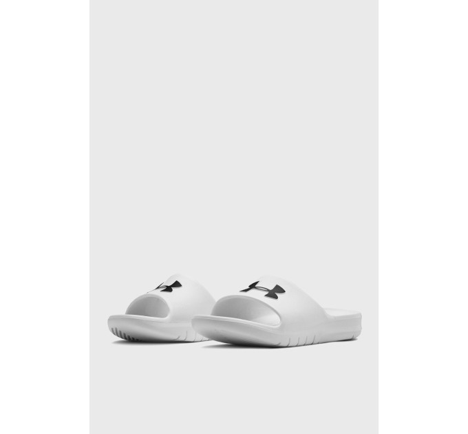 Чоловічі Шльопанці UA CORE PTH SL Білий 47.5 (3021286-100 47.5)