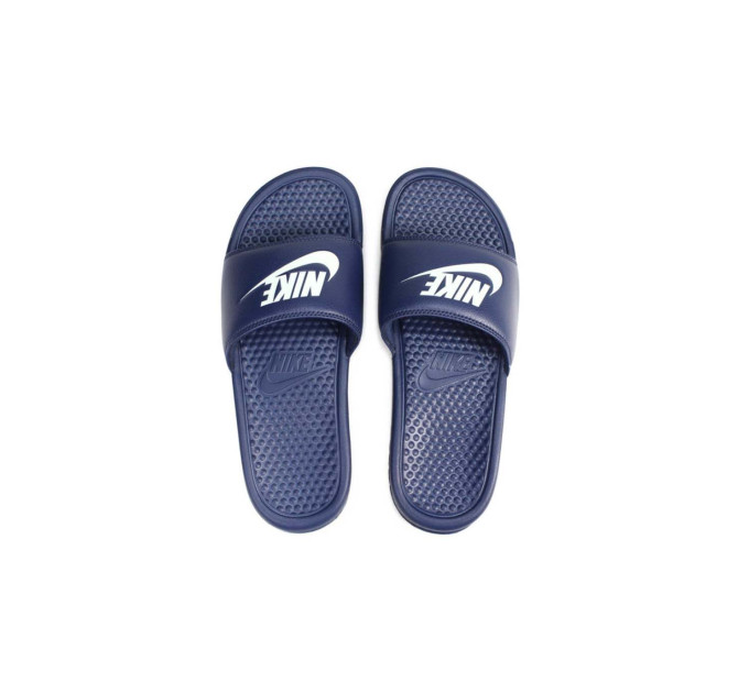Чоловічі Шльопанці Nike Benassi JDI Slide Синій 40 (7d343880-403 40) Чоловічі Шльопанці Nike Benassi JDI Slide Синій 40 (7d343880-403 40)