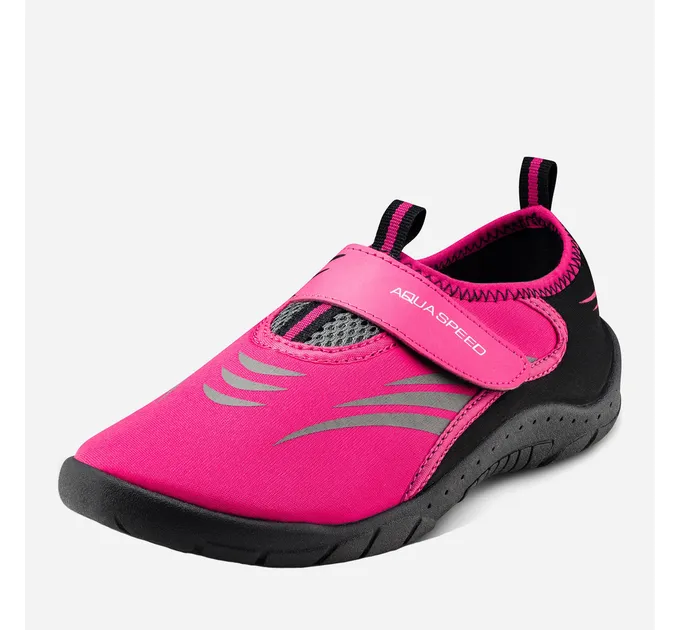 Аквашузи Aqua Speed AQUA SHOE MODEL 27C 7619 рожевий, сірий, чорний розмір 642-27C 35