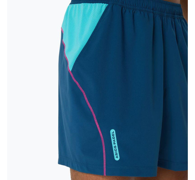 Чоловічі Шорти Asics PADEL COURT 7IN SHORT Синій XL (2041A350-401 XL)