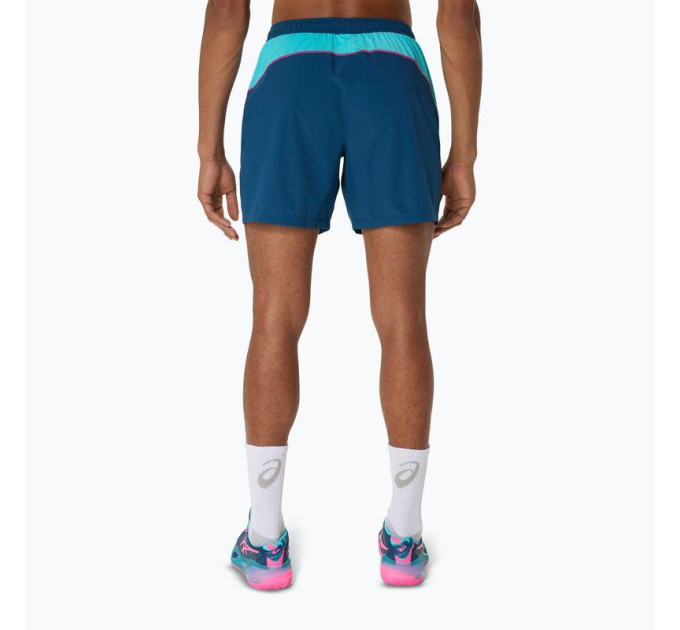 Чоловічі Шорти Asics PADEL COURT 7IN SHORT Синій XL (2041A350-401 XL)