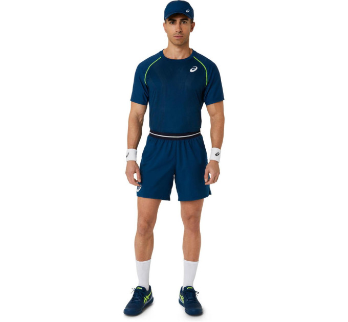 Чоловічі Шорти Asics Match 7 in short Синій L (2041A301-412 L)