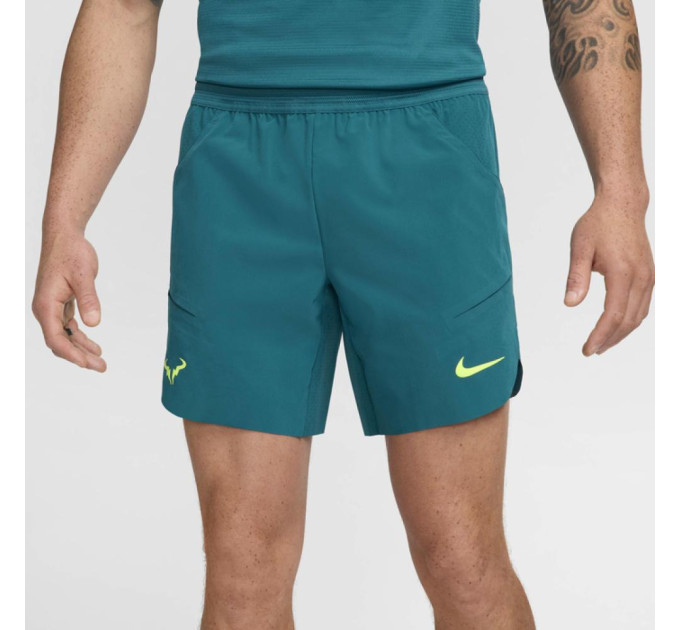 Шорти чоловічі Nike RAFA MNK DFADV SHORT 7IN Зелений XL (DV2881-381 XL)