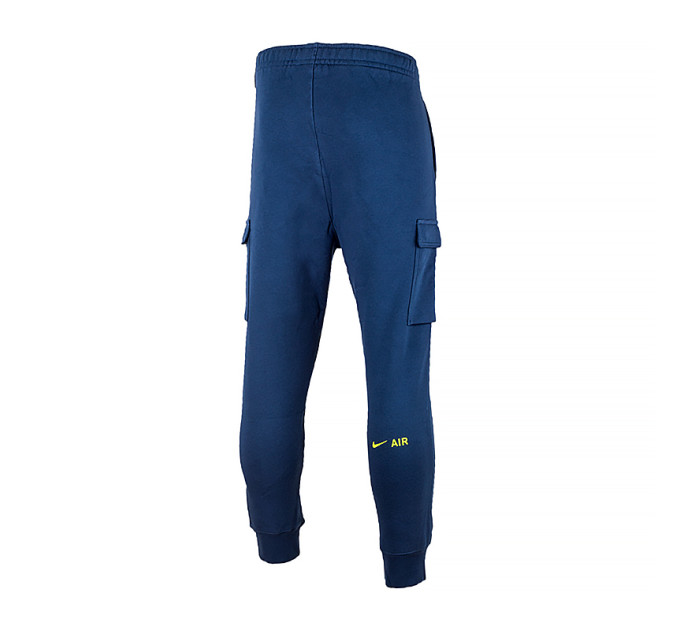 Чоловічі Штани Nike PANT CARGO AIR PRNT PACK Синій M (DD9696-410 M)