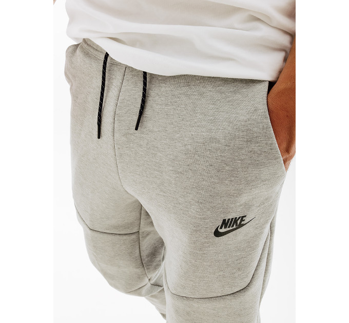 Чоловічі Штани Nike M NSW TCH FLC JGGR Сірий L (CU4495-063 L)