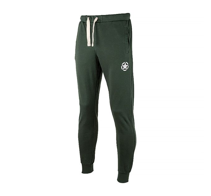 Чоловічі Штани JEEP SWEATPANTS Small Print Хакі 2XL (O102578-E844 2XL)