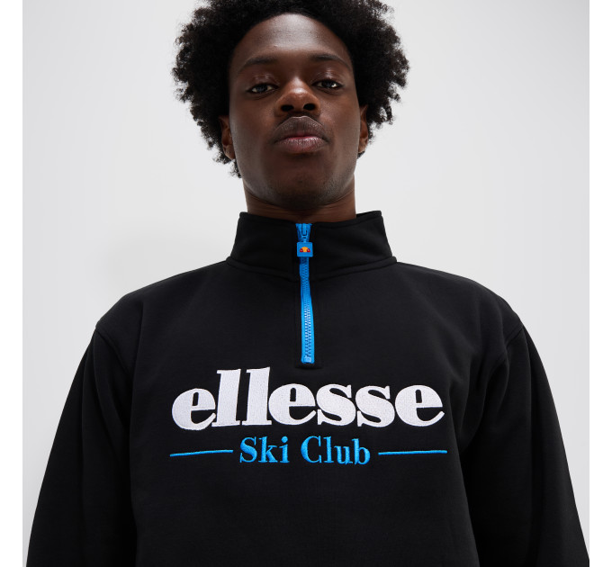 Чоловіча Спортивна кофта Ellesse Baleor 1/4 Zip Top Чорний S (7dSHX20966-011 S)