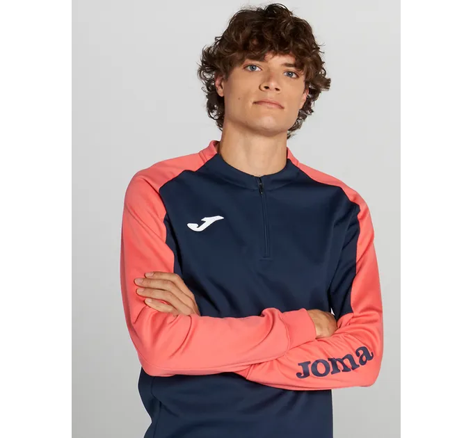 Чоловіча спортивна кофта Joma Eco Championship Темно-синий Помаранчевий M (102749.390)