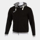 Чоловіча спортивна кофта Joma CONFORT II ZIP-UP HOODIE чорний,сірий M 101963.111 M
