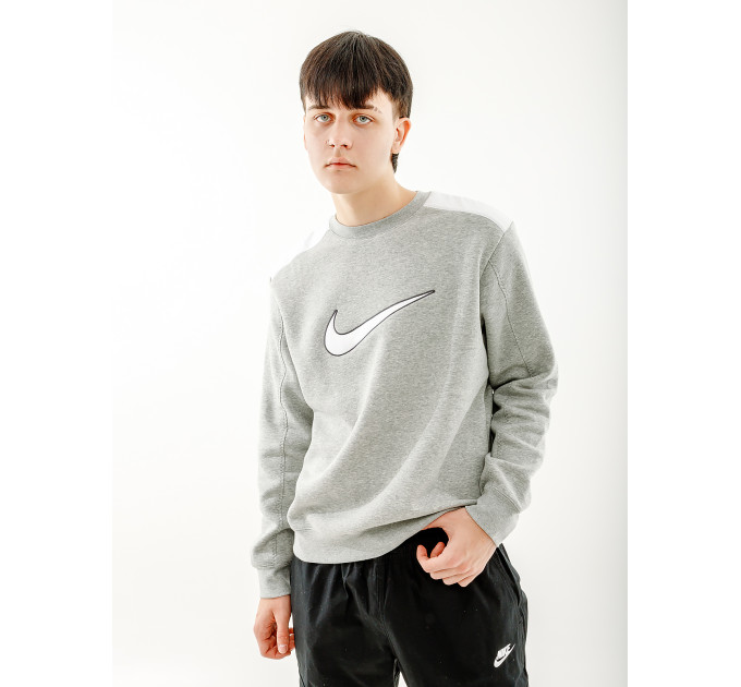 Чоловіча Кофта Nike CREW BB Сірий M (7dFN0245-063 M)