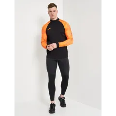 Чоловіча спортивна кофта Joma Elite IX Чорний Помаранчевий L (102756.108)