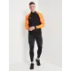 Чоловіча спортивна кофта Joma Elite IX Чорний Помаранчевий L (102756.108)
