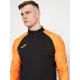 Чоловіча спортивна кофта Joma Elite IX Чорний Помаранчевий L (102756.108)