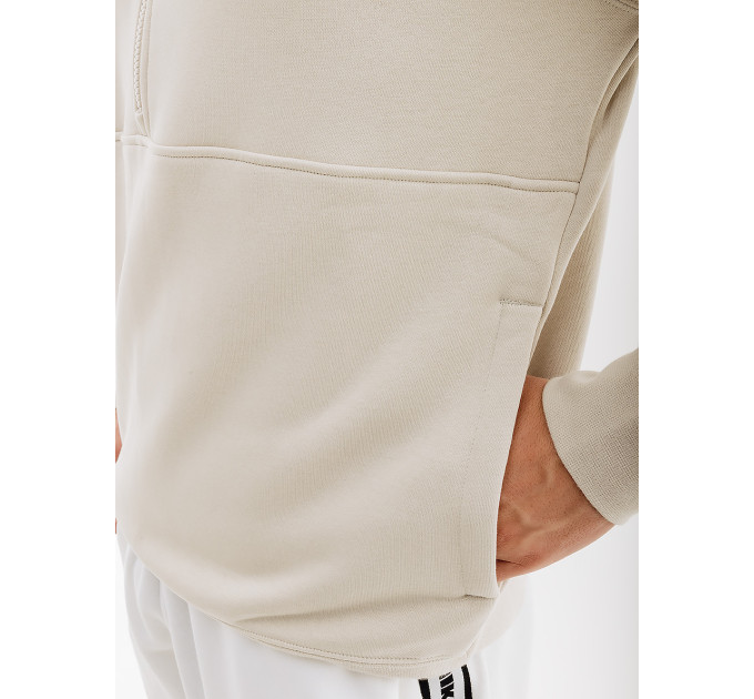 Чоловіча Кофта Nike CLUB BB HZ TOP Білий 2XL (7dDD4732-073 2XL)