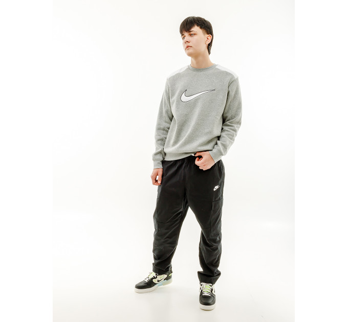 Чоловіча Кофта Nike CREW BB Сірий XL (7dFN0245-063 XL)