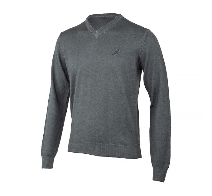 Чоловіча Кофта AUSTRALIAN Sweater Merinos V Neck Сірий L (LSUMA0009-022 L)